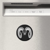 einzigartiger und handgefertigter Ziegenschädel Magnet (In Situ (Geschirrspüler))