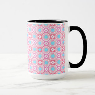 Einzigartiger und niedlicher Karo der Blume Tasse