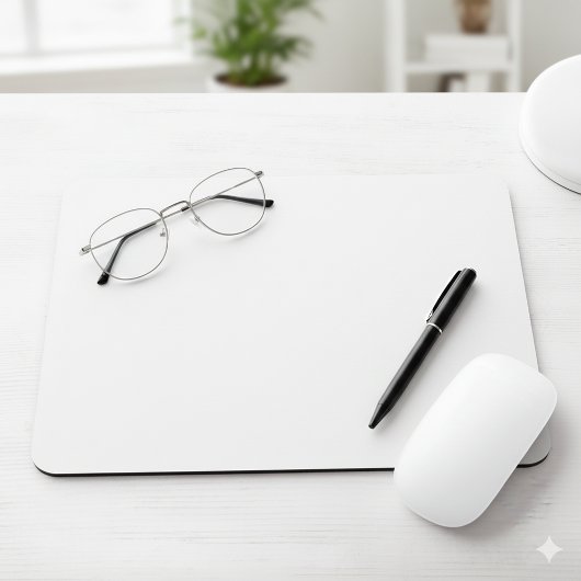 Einzigartiger und Personalisierter Single farbig Mousepad