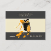 Einzigartiger ursprünglicher visitenkarte (Rückseite)