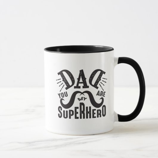 Einzigartiger Vater des Vaters: Du bist mein Super Tasse (Rechts)