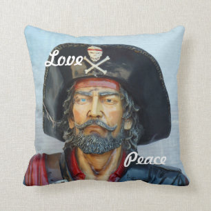 Einzigartiger vintage Pirat Kissen