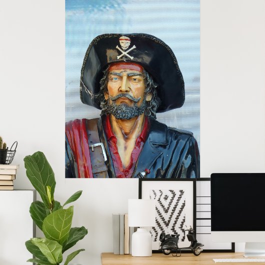 Einzigartiger Vintager Pirate Poster (Heimbüro)