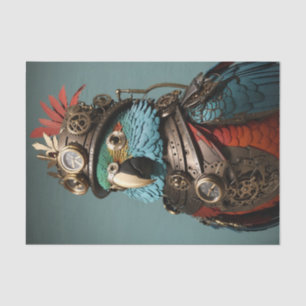 Einzigartiger Vintager Steampunkapfel Seidenpapier