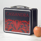 Einzigartiger Vintager Swirl Ombre Personalisiert Metall Brotdose (Beispiel)