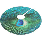 Einzigartiger Wasserpark Polyester Weihnachtsbaumdecke (Schrägansicht)