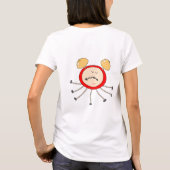 Einzigartiger Wecker. T-Shirt (Rückseite)