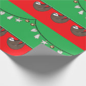 Einzigartiger Weihnachtsfeiertag Geschenkpapier (Ecke)