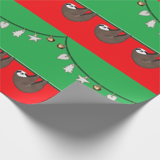 Einzigartiger Weihnachtsfeiertag Geschenkpapier (Ecke)