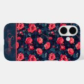 Einzigartiger Weihnachtsgeschenk-Rosenname Case-Mate iPhone Hülle (Rückseite (Horizontal))