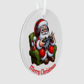 Einzigartiger Weihnachtsspieler Ornament (Vorderseite)
