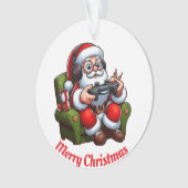 Einzigartiger Weihnachtsspieler Ornament (Vorderseite)