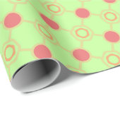 Einzigartiger Whimsical fröhlicher geometrischer H Geschenkpapier (Rolleneckpunkt)