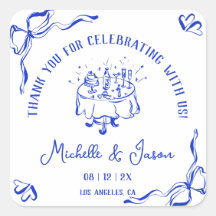 Einzigartiger Whimsical Hand Drawn Französischer B