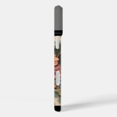 Einzigartiger Wolf und Blume-Monogramm Case-Mate iPhone Hülle (Rückseite / Rechts)