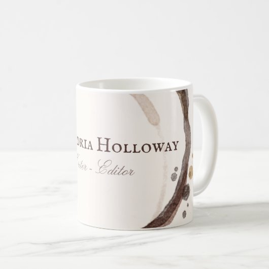 Einzigartiger Writer-Editor-Kaffeeback Kaffeetasse (VorderseiteRechts)