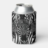 Einzigartiger Zebrakopf bei Zebra Print Dosenkühler (Kanne Vorderseite)