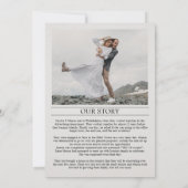 Einzigartiger Zeitungsvergnügungspass Save The Date (Rückseite)