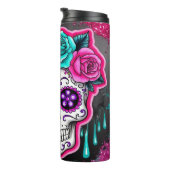 Einzigartiger Zuckerschädel Thermosbecher (Nach rechts gedreht)