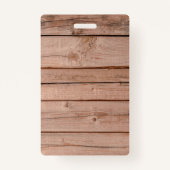 Einzigartiger Zugang zu rustikalen Holzwerkstoffen Ausweis (Rückseite)