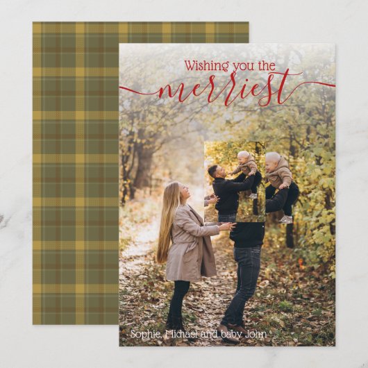 Einzigartiges 2-Foto-Foto-Urlaub wünscht Einladung (Vorne/Hinten)