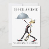 Einzigartiges Abendessen / Ansammlung Einladung (Vorderseite)