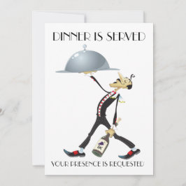 Einzigartiges Abendessen / Ansammlung Einladung