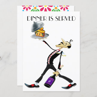 Einzigartiges Abendessen / Ansammlung Version 2 Ei Einladung