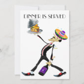 Einzigartiges Abendessen / Ansammlung Version 2 Ei Einladung (Vorderseite)