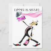 Einzigartiges Abendessen / Ansammlung Version 5 Ei Einladung (Vorderseite)