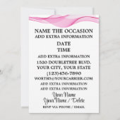 Einzigartiges Abendessen / Ansammlung Version 5 Ei Einladung (Rückseite)