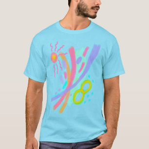 Einzigartiges Abstract Art T-Shirt