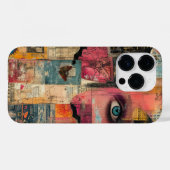 Einzigartiges Abstraktes Collage Eye und Butterfly Case-Mate iPhone Hülle (Rückseite (Horizontal))