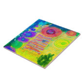 Einzigartiges Abstraktes Digitalbild Fliese (Seite)