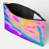 Einzigartiges Abstraktes Digitalbild Zubehörtasche (Offen)