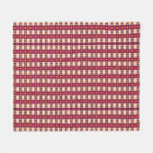 Einzigartiges abstraktes Muster Fleecedecke (Vorderseite (Horizontal))