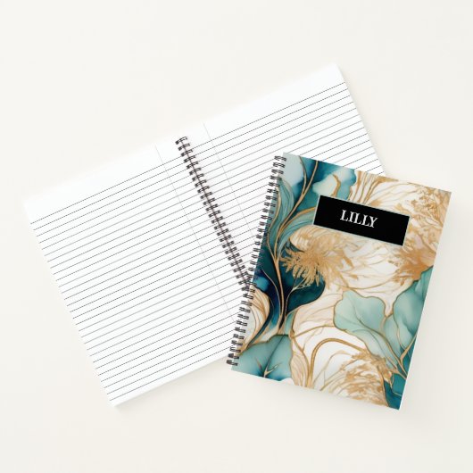 Einzigartiges Abstraktes Personalisiertes Notebook Notizblock (Innenseite)