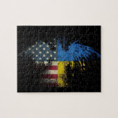 Einzigartiges amerikanisches Flag-Design Puzzle (Horizontal)