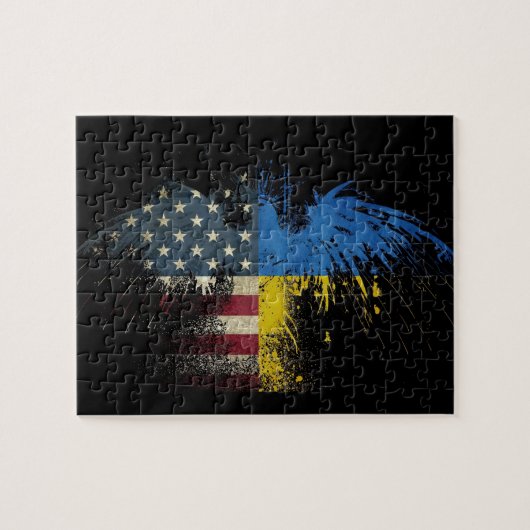 Einzigartiges amerikanisches Flag-Design Puzzle (Horizontal)