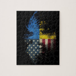 Einzigartiges amerikanisches Flag-Design Puzzle