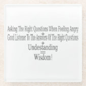 Einzigartiges Angebotsdesign für Sie! Glasuntersetzer (Vorderseite)