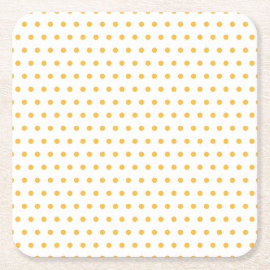 Einzigartiges Angesagtes Summer Polka Dots Muster Rechteckiger Pappuntersetzer (Vorderseite)