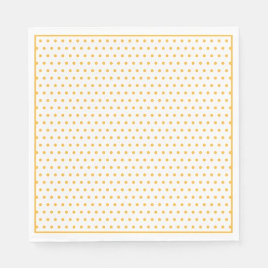 Einzigartiges Angesagtes Summer Polka Dots Muster Serviette (Vorderseite)