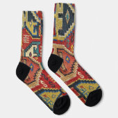 Einzigartiges antikes Kilim Rug Design Socken (Rechts)