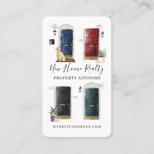 Einzigartiges Anwesen an der Wasserfarbenfront Visitenkarte (Vorderseite)