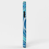 Einzigartiges Aqua Turquoise Blue Violet Sommerwir Case-Mate iPhone Hülle (Hinten/Rechts)