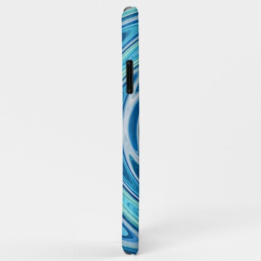 Einzigartiges Aqua Turquoise Blue Violet Sommerwir Case-Mate iPhone Hülle (Hinten/Rechts)