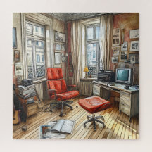 Einzigartiges Aquarell Retro Vintage Farbige