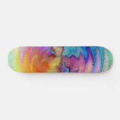 Einzigartiges Aquarell-Skateboard Skateboard (Horizontal)