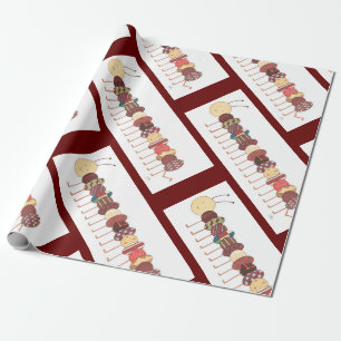 Einzigartiges Art Wrapping Paper Raupe #2 Wrapping Geschenkpapier